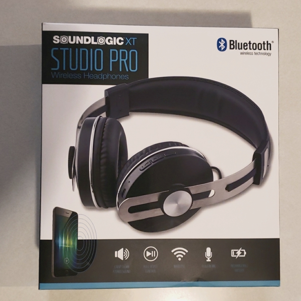 Sound Logic XT Bluetooth Wireless Headphones New